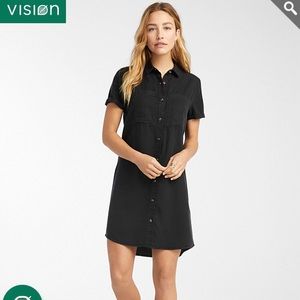 BNWT Simons button-up lyocell shirt dress